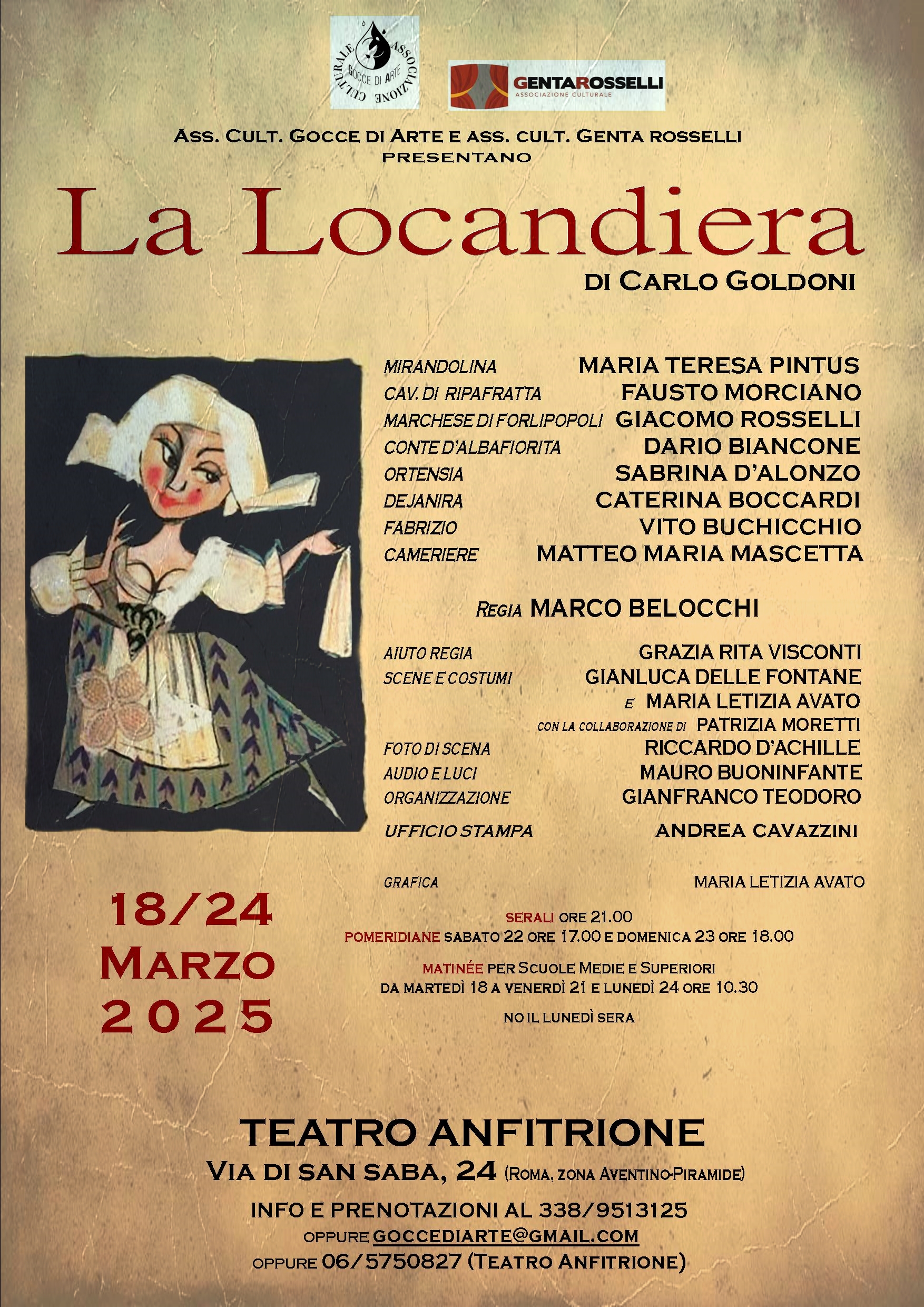 Locandina La Locandiera