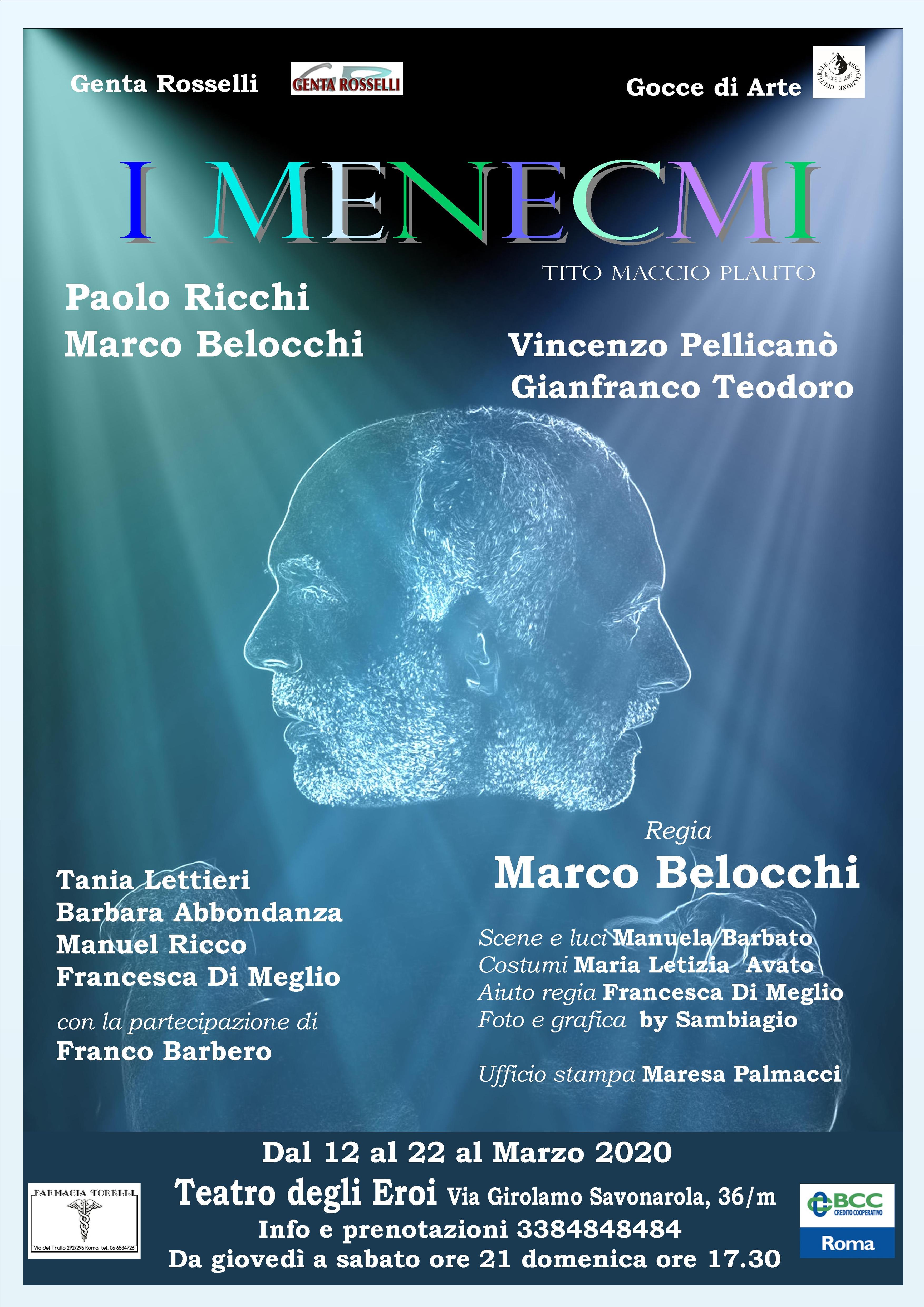 Locandina I Menecmi
