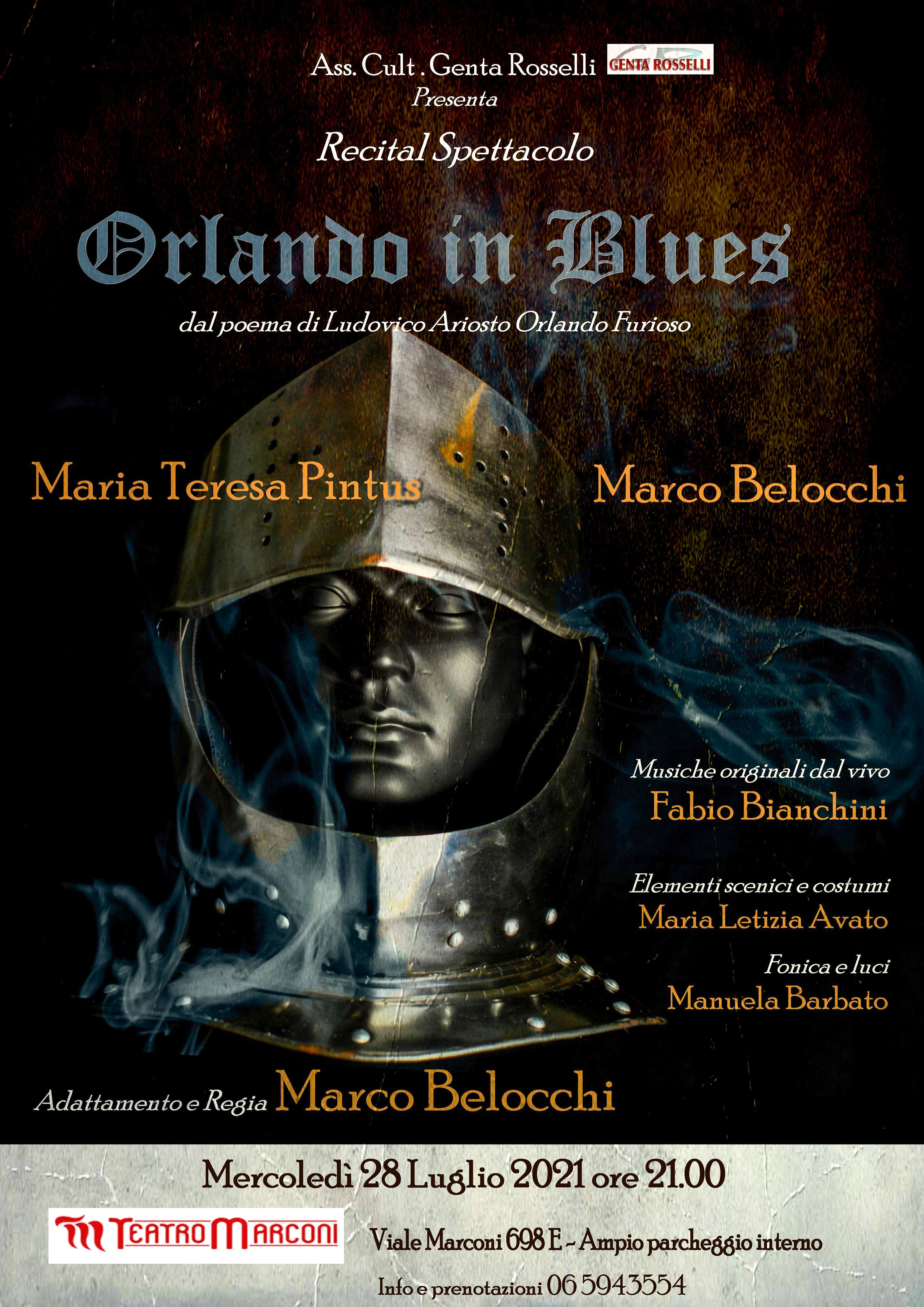 Locandina Orlando in Blues