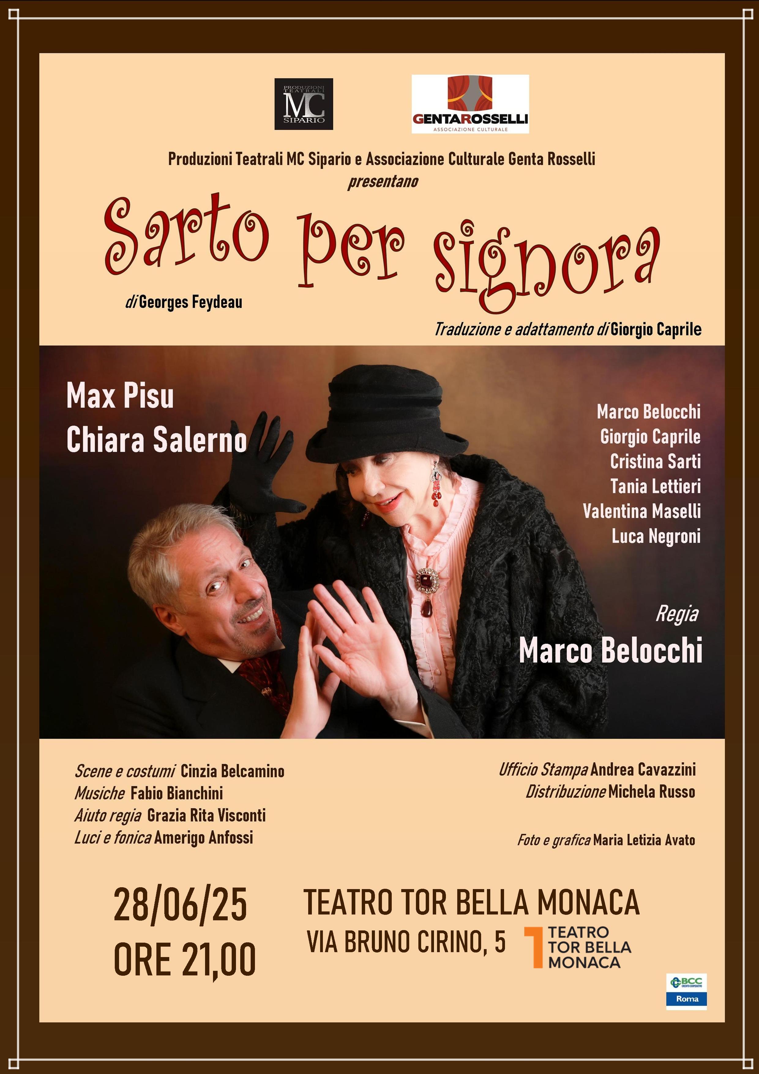 Locandina Sarto per signora